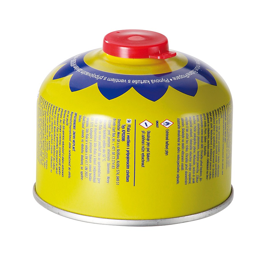 KARTUŠE 230g – VENTIL, ZÁVIT
